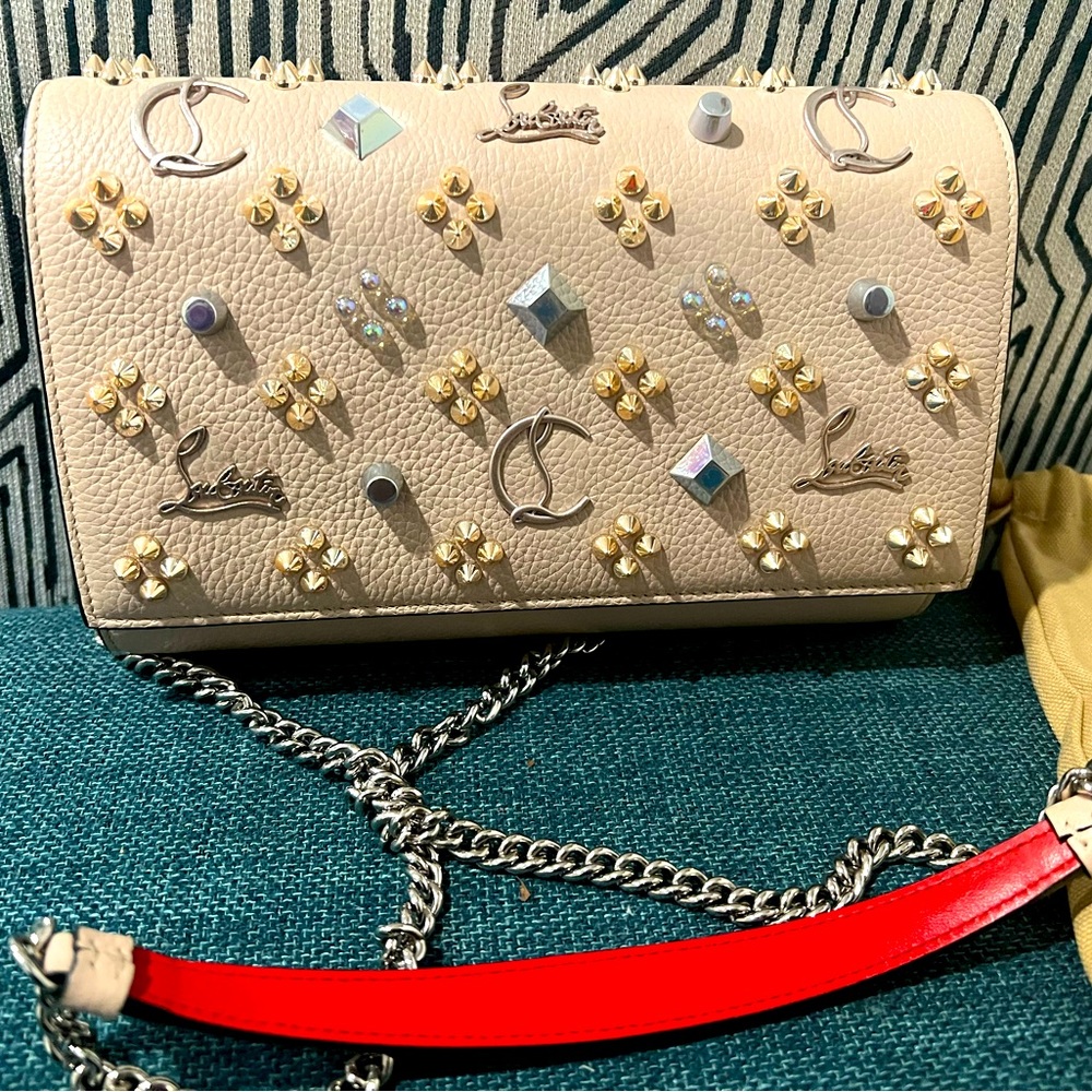 Christian Louboutin Paloma Embellished Clutch
